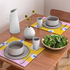 Scattered Flowers and Stripes Placemat Gallery Image 2