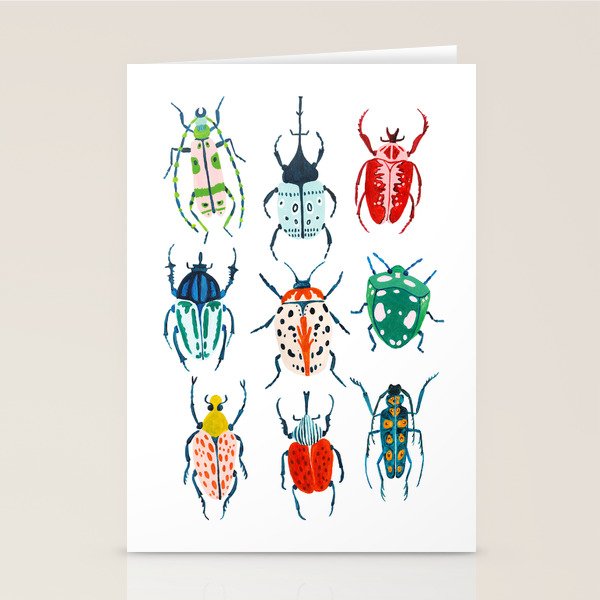 Garden Beetles Stationery Card Gallery Image 2