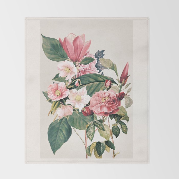 Garden Flowers 10 Throw Blanket Gallery Image 2