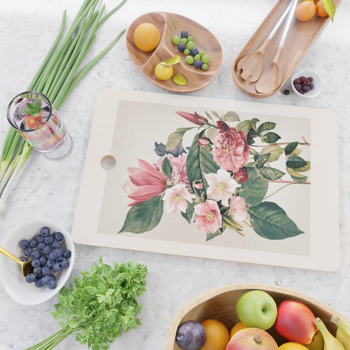 Garden Flowers 10 Cutting Board Gallery Image 2