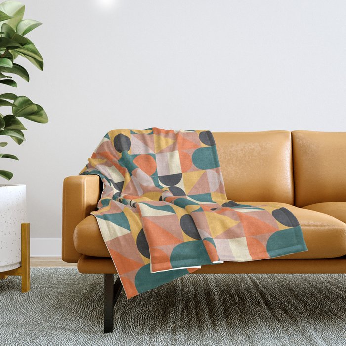 Mid Century 35 Throw Blanket Gallery Image 1