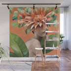 Veiled by Bloom 1 Wall Mural Gallery Image 1