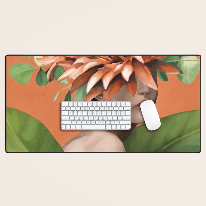 Veiled by Bloom 1 Desk Mat Gallery Image 1