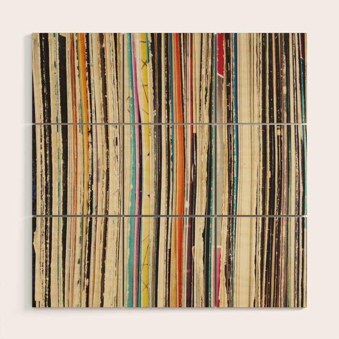 Record Collection Wood Wall Art Gallery Image 1