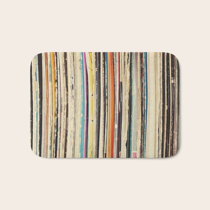 Record Collection Bath Mat Gallery Image 1