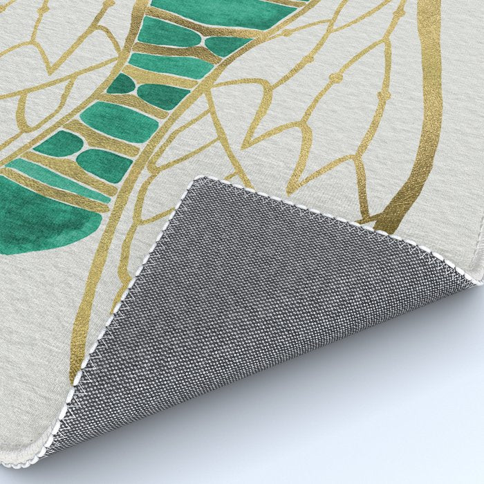 Cicada - Green & Gold Rug Gallery Image 4