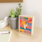 Born To Vibe, Forced To Work Mini Art Print Gallery Image 2