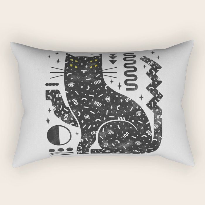 Magic Cat Rectangular Pillow Gallery Image 2
