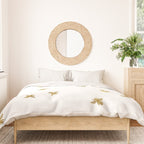 Gold Glitter Bees Pattern Duvet Cover Gallery Image 3