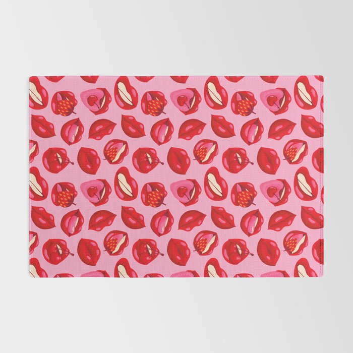 Fruity & Flirty Pattern on Light Pink Rug Gallery Image 2