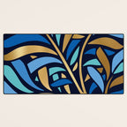 Decorative Floral Leaf Desk Mat Gallery Image 3
