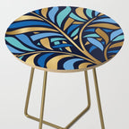 Decorative Floral Leaf Side Table Gallery Image 2