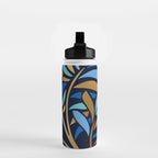 Decorative Floral Leaf Water Bottle Gallery Image 2