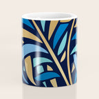 Decorative Floral Leaf Coffee Mug Gallery Image 4
