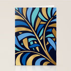 Decorative Floral Leaf Stationery Card Gallery Image 2
