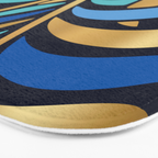 Decorative Floral Leaf Bath Mat Gallery Image 3