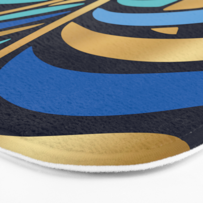Decorative Floral Leaf Bath Mat Gallery Image 3