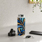 Decorative Floral Leaf Water Bottle Gallery Image 4