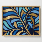 Decorative Floral Leaf Serving Tray Gallery Image 1