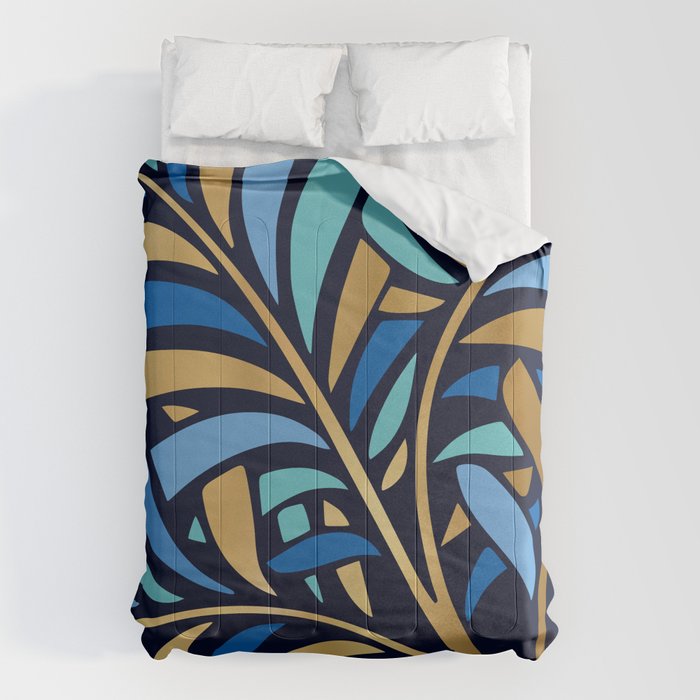 Decorative Floral Leaf Comforter Gallery Image 6