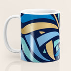 Decorative Floral Leaf Coffee Mug Gallery Image 3