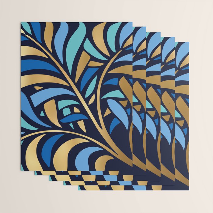 Decorative Floral Leaf Wrapping Paper Gallery Image 3