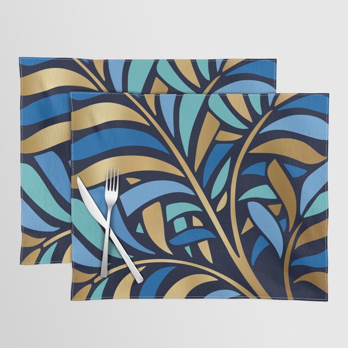 Decorative Floral Leaf Placemat Gallery Image 1