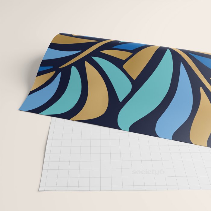 Decorative Floral Leaf Wrapping Paper Gallery Image 2