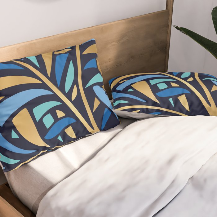 Decorative Floral Leaf Pillow Sham Gallery Image 2