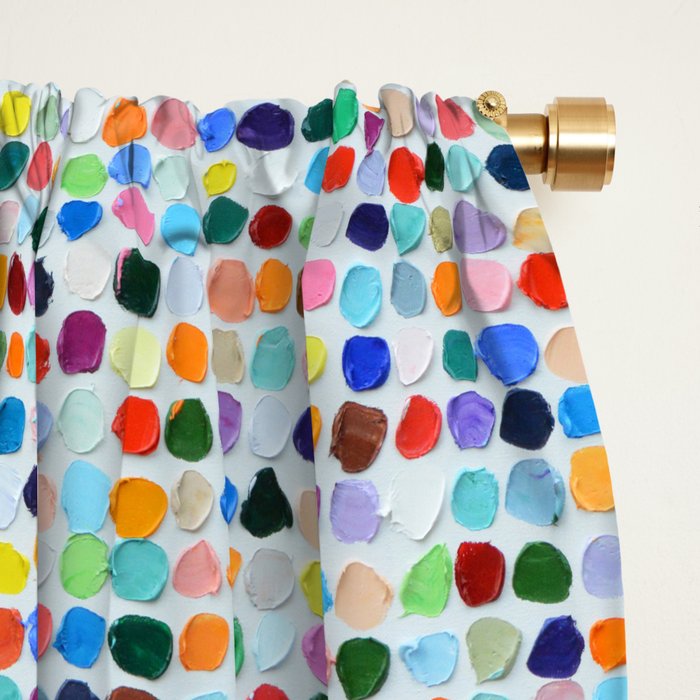 Colossal Polka Daubs Window Curtain Gallery Image 2