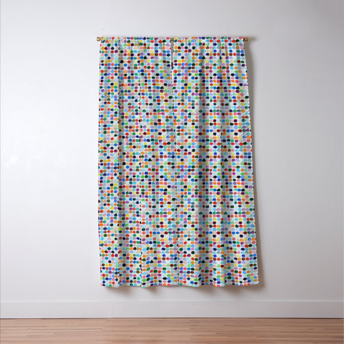 Colossal Polka Daubs Window Curtain Gallery Image 3