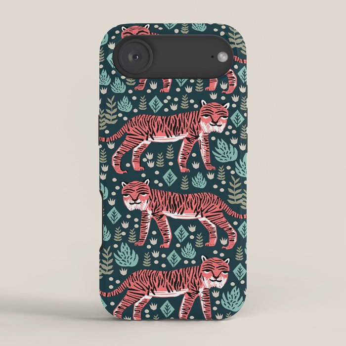 Safari Tiger by Andrea Lauren  iPhone Case Gallery Image 2