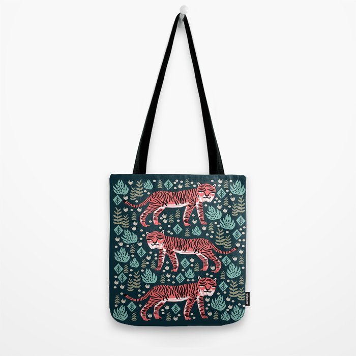 Safari Tiger by Andrea Lauren  Tote Bag Gallery Image 2