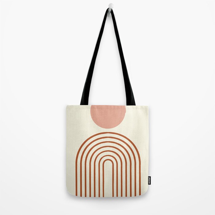 Full moon rainbow Tote Bag Gallery Image 2