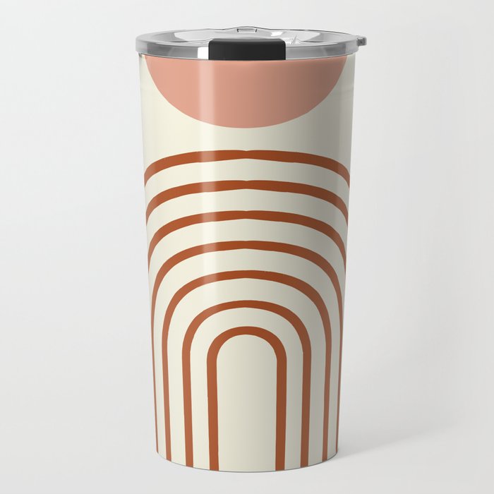 Full moon rainbow Travel Mug Gallery Image 1
