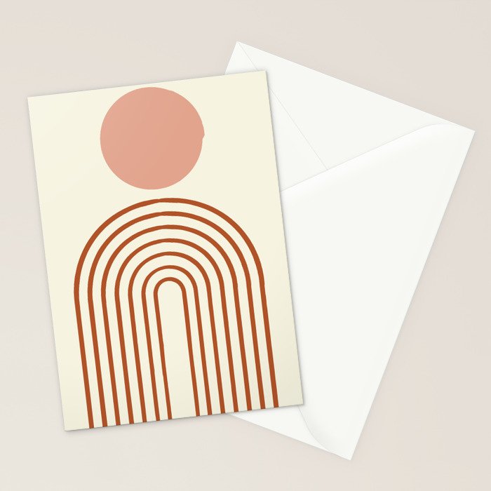 Full moon rainbow Stationery Card Gallery Image 2
