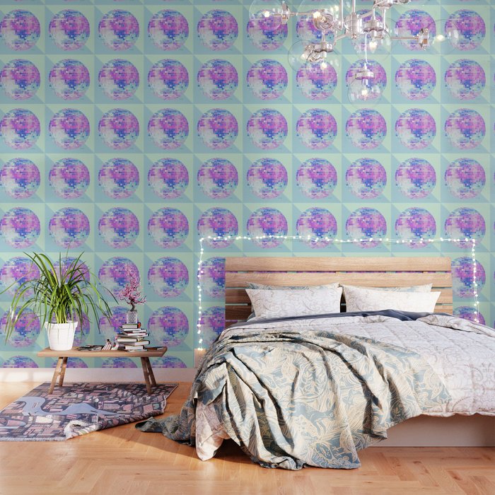 Disco Ball â Indigo Wallpaper Gallery Image 1