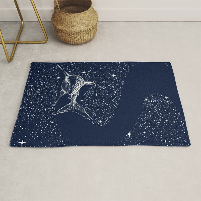 Starry Shark Rug Gallery Image 1