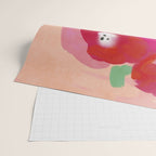 Red Pink Abstract Minimal Floral Wrapping Paper Gallery Image 2
