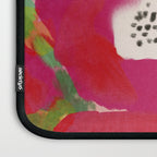 Red Pink Abstract Minimal Floral Laptop Sleeve Gallery Image 3
