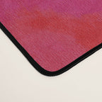 Red Pink Abstract Minimal Floral Desk Mat Gallery Image 4