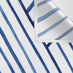 Watercolor lines pattern | Navy blue Wall Tapestry Gallery Image 3