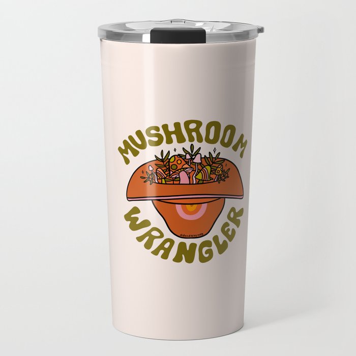 Mushroom Wrangle Travel Mug Gallery Image 1