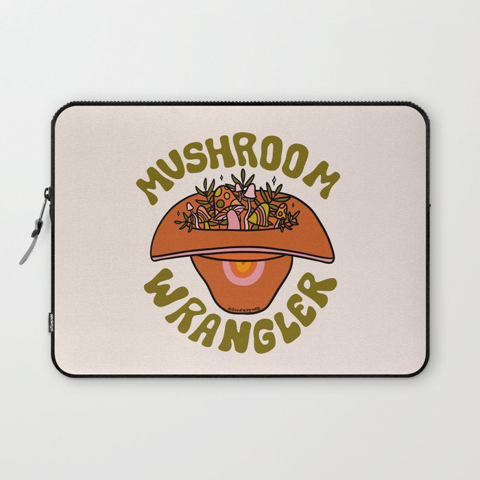 Mushroom Wrangle Laptop Sleeve Gallery Image 1
