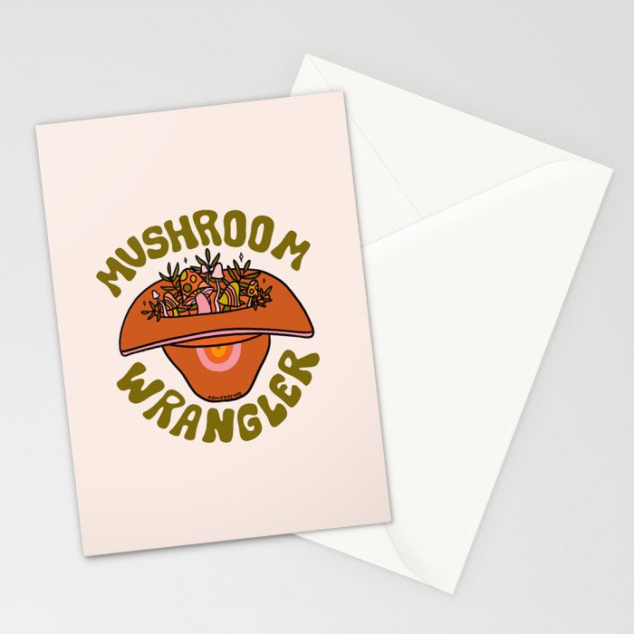 Mushroom Wrangle Stationery Card Gallery Image 2