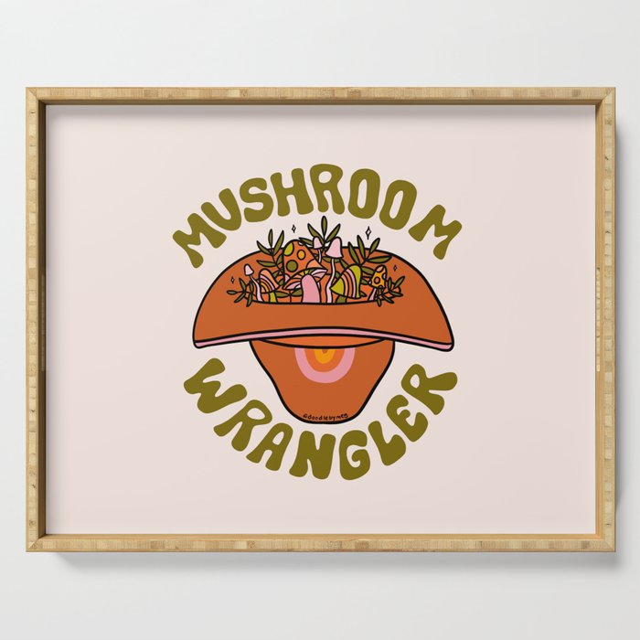 Mushroom Wrangle Serving Tray Gallery Image 1
