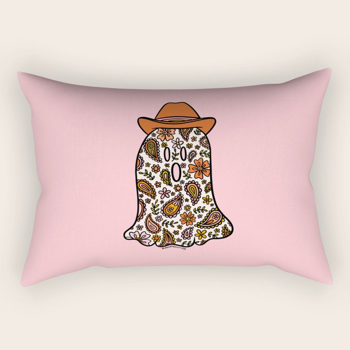 Cowboy Ghost Rectangular Pillow Gallery Image 2