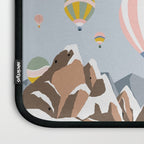 Hot air balloons over snowy mountains Laptop Sleeve Gallery Image 3
