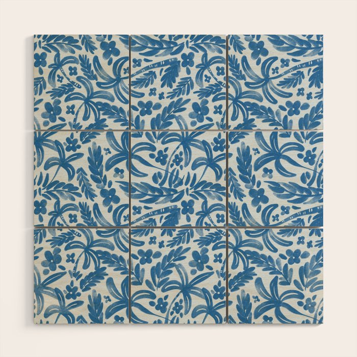 Tropical Palms Breeze Wood Wall Art Gallery Image 1