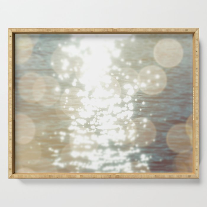 Sun glitter - afterglow Serving Tray Gallery Image 1